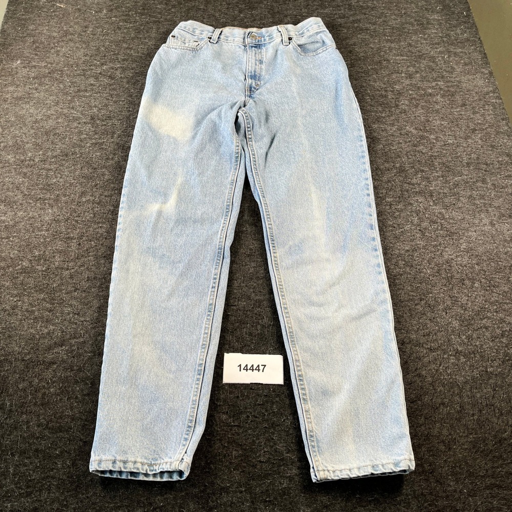 Levis 550 Jeans Womens 12 Blue Excellent Vintage Made in USA Relaxed Tapered